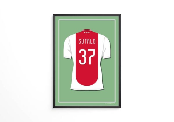 Sutalo - Ajax shirt poster