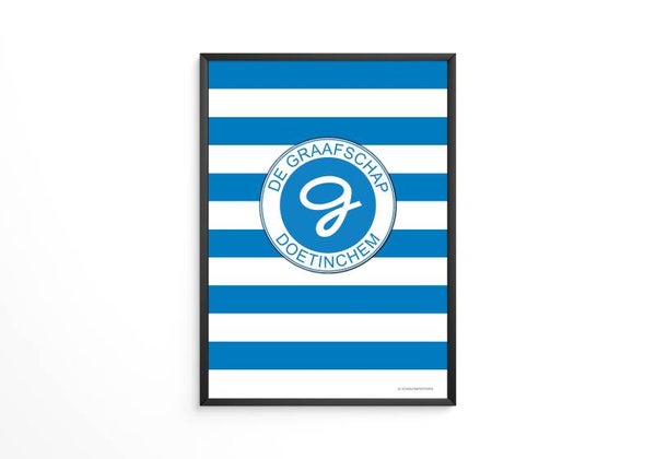 De Graafschap clublogo poster