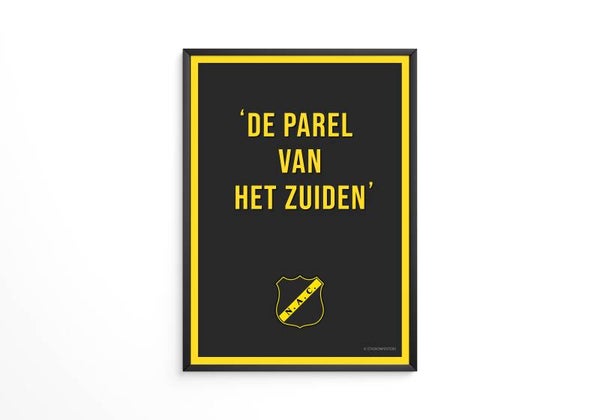 NAC Breda poster – De Parel van het Zuiden