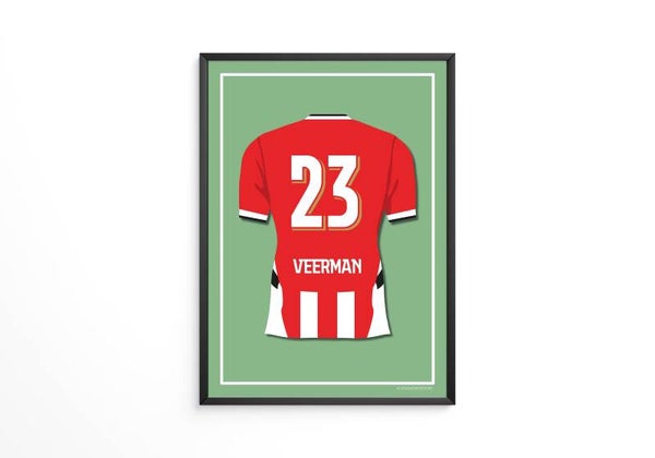 Veerman - PSV shirt poster
