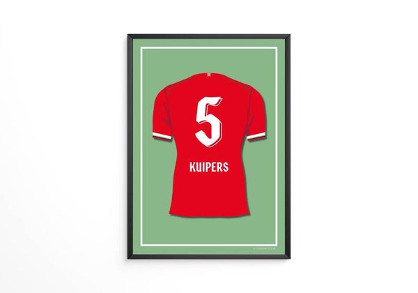 Kuipers - FC Twente shirt poster