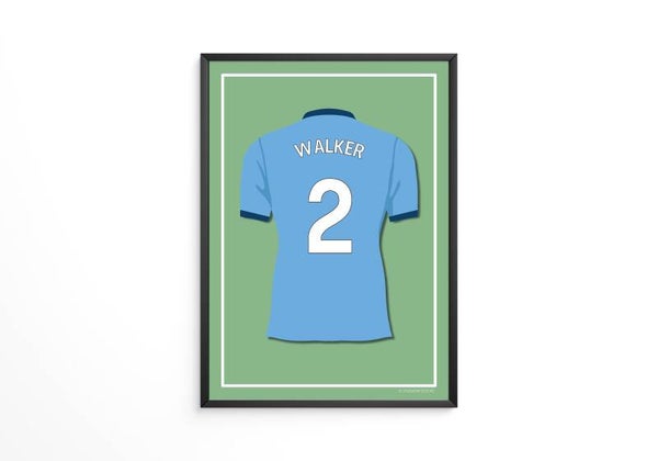 Walker - Manchester City shirt poster
