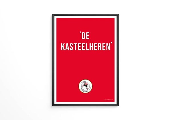 Sparta Rotterdam poster – De Kasteelheren