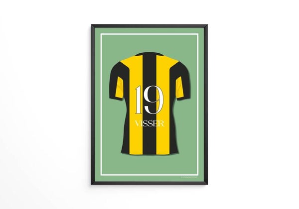 Visser - Vitesse shirt poster
