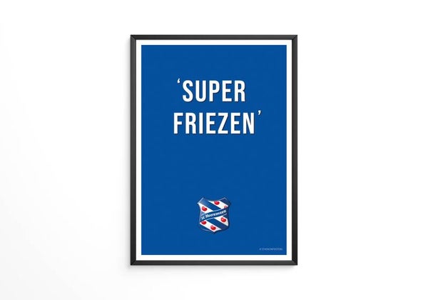 SC Heerenveen poster – Super Friezen
