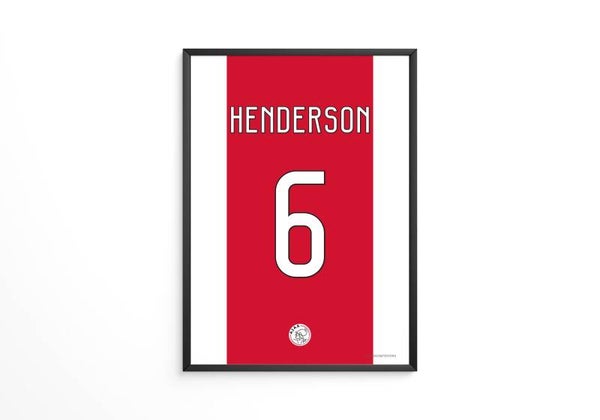 Henderson - Ajax shirt poster