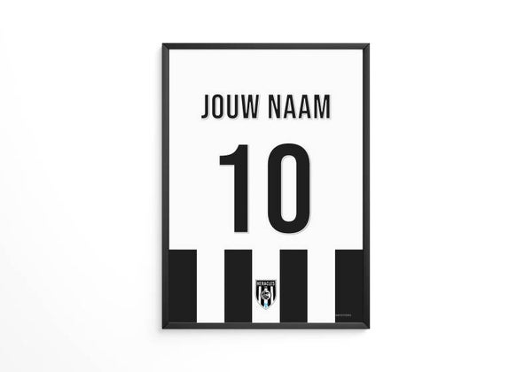 Heracles Almelo tenue poster - Jouw eigen naam en rugnummer