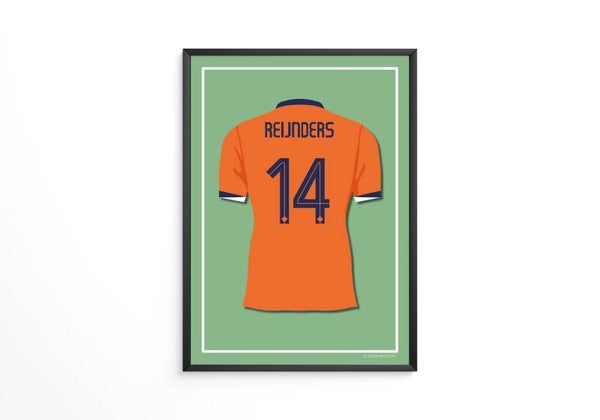Reijnders - Nederlands Elftal shirt poster