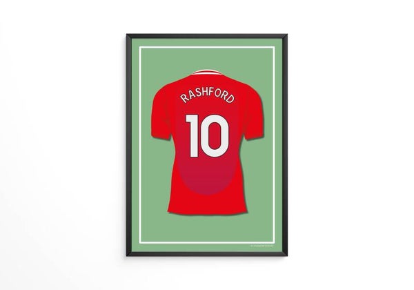 Rashford - Manchester United shirt poster
