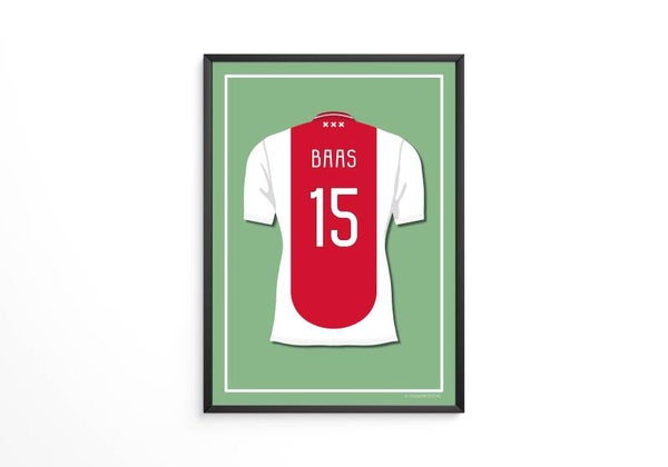 Baas - Ajax shirt poster