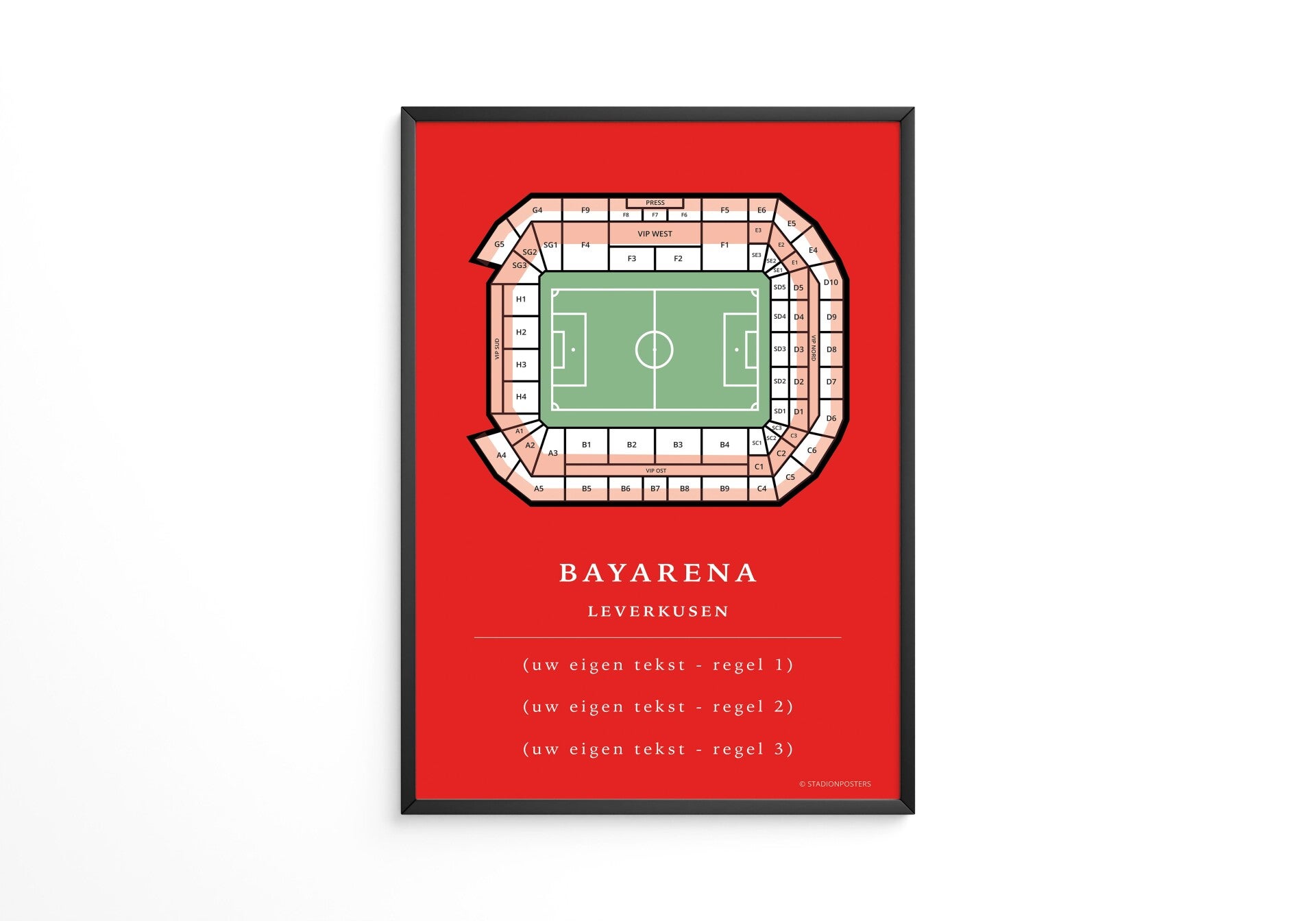 BayArena - Leverkusen (eigen tekst)