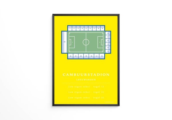 Cambuur Stadion - Leeuwarden (eigen tekst)
