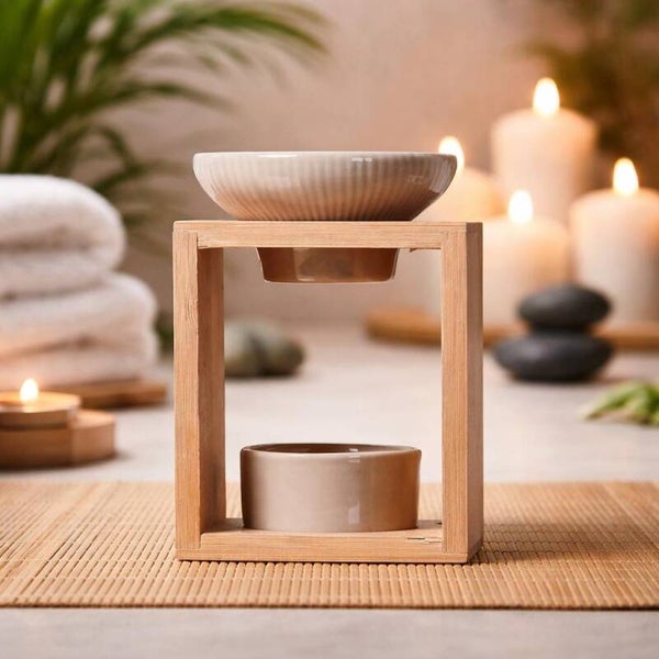 BRULEUR AURA. BAMBOU BEIGE