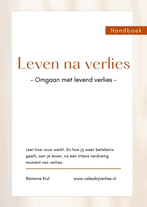 E-Book Leven na Verlies - Omgaan met levend verlies