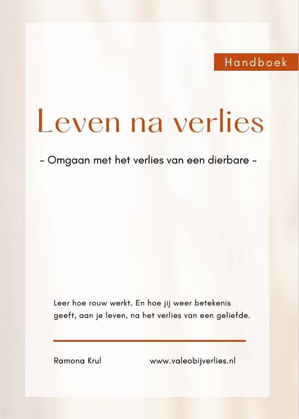 E-book Leven na verlies - Omgaan met het verlies van een dierbare
