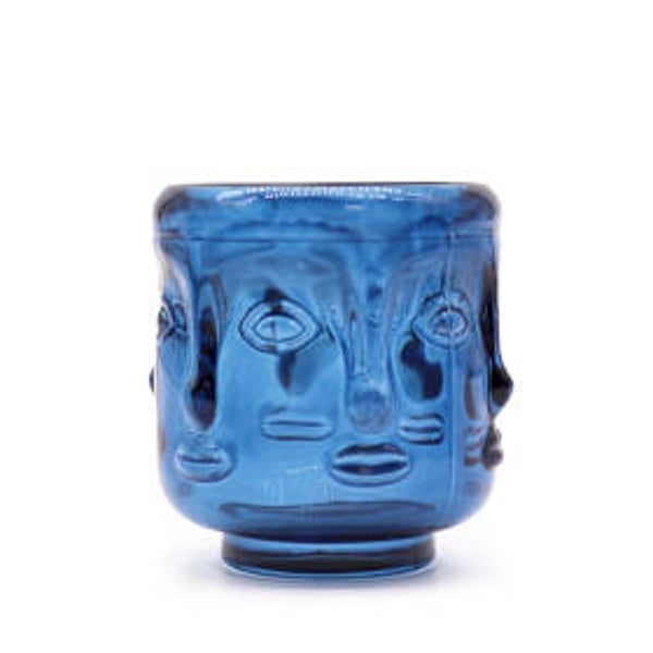 2x Buddha Faces Candle Jar's