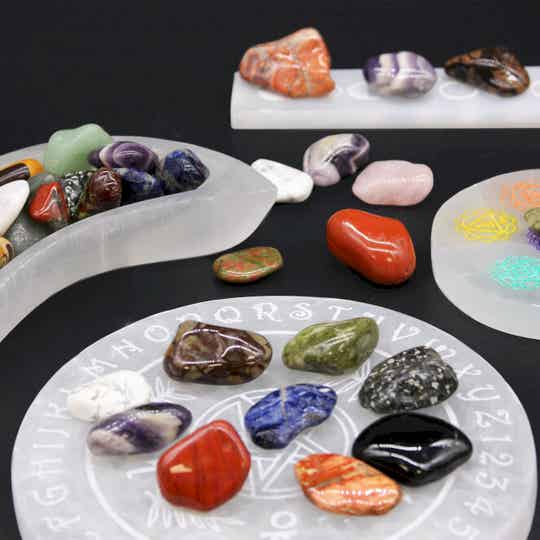 12 x Medium African Tumble Stones