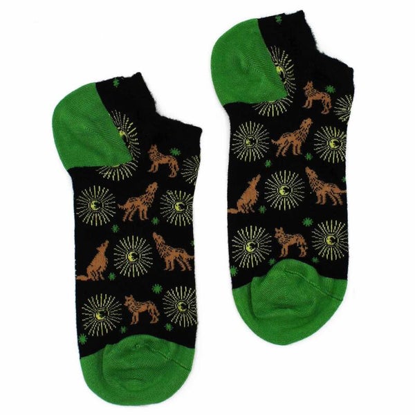 Hop Hare Bamboo Socks Low - Moonlight Wolves