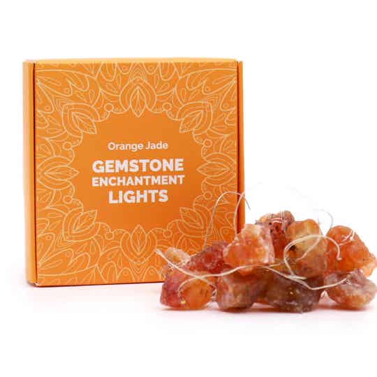 Gemstone Enchantment Lights -   Orange Jade