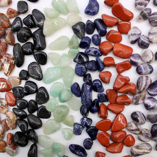 24 x Small African Tumble Stones