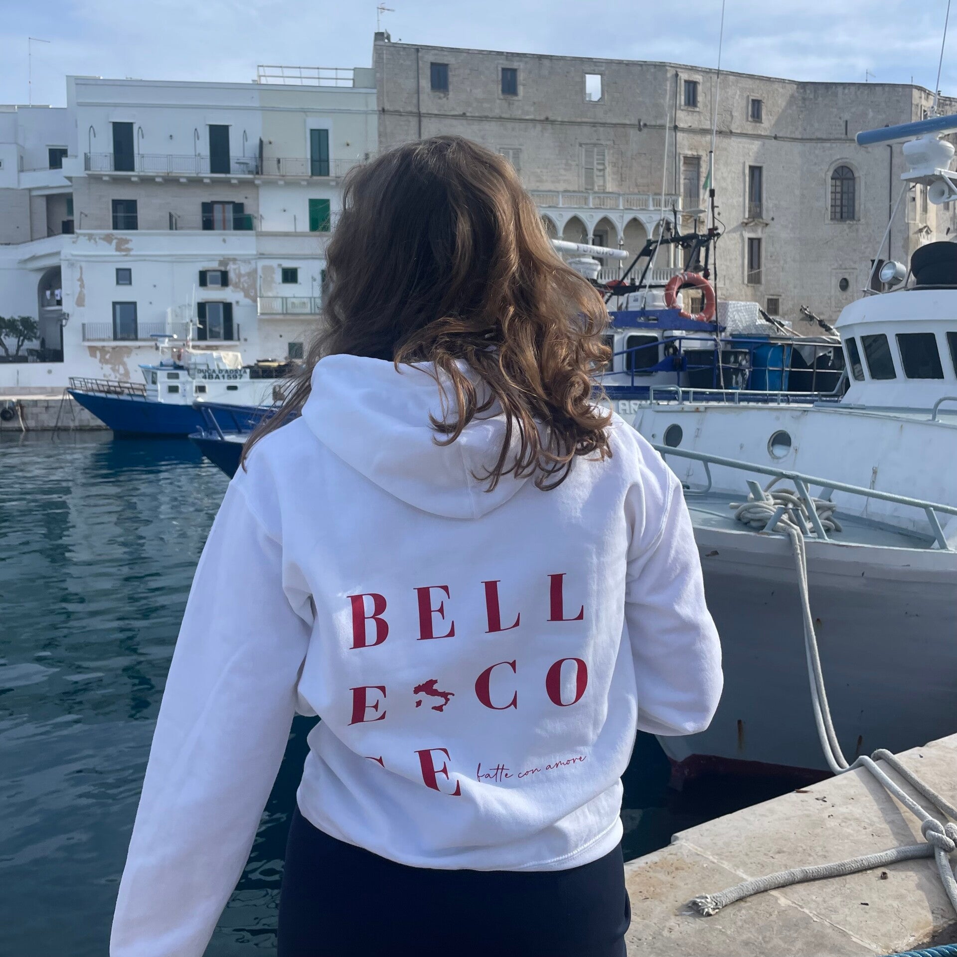 Belle Cose hoodie wit