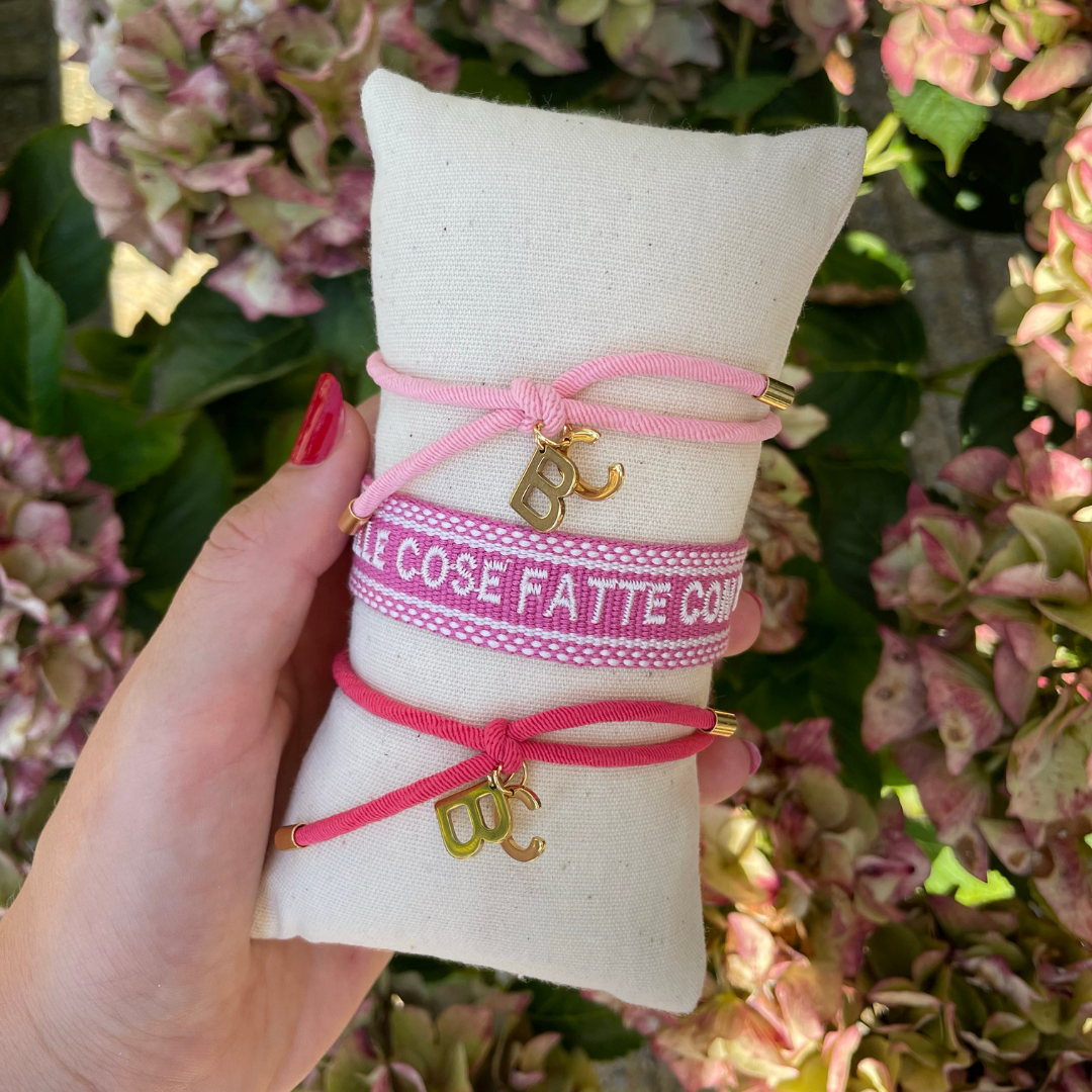 Belle Cose bracelets roze