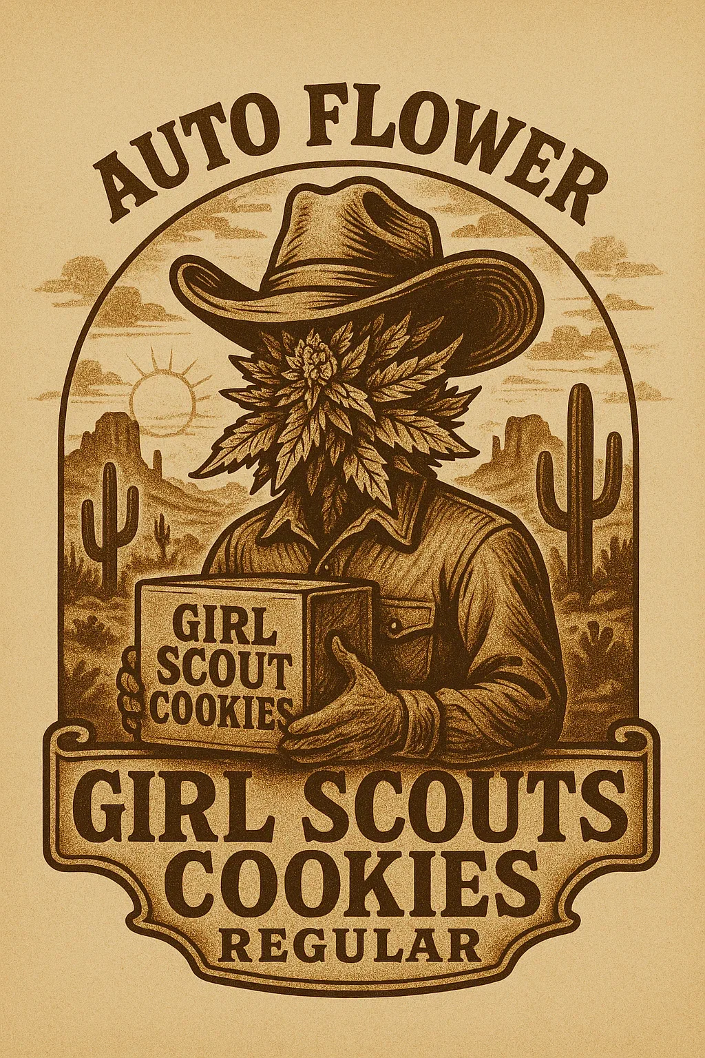 Auto flower regular Girl Scout cookies