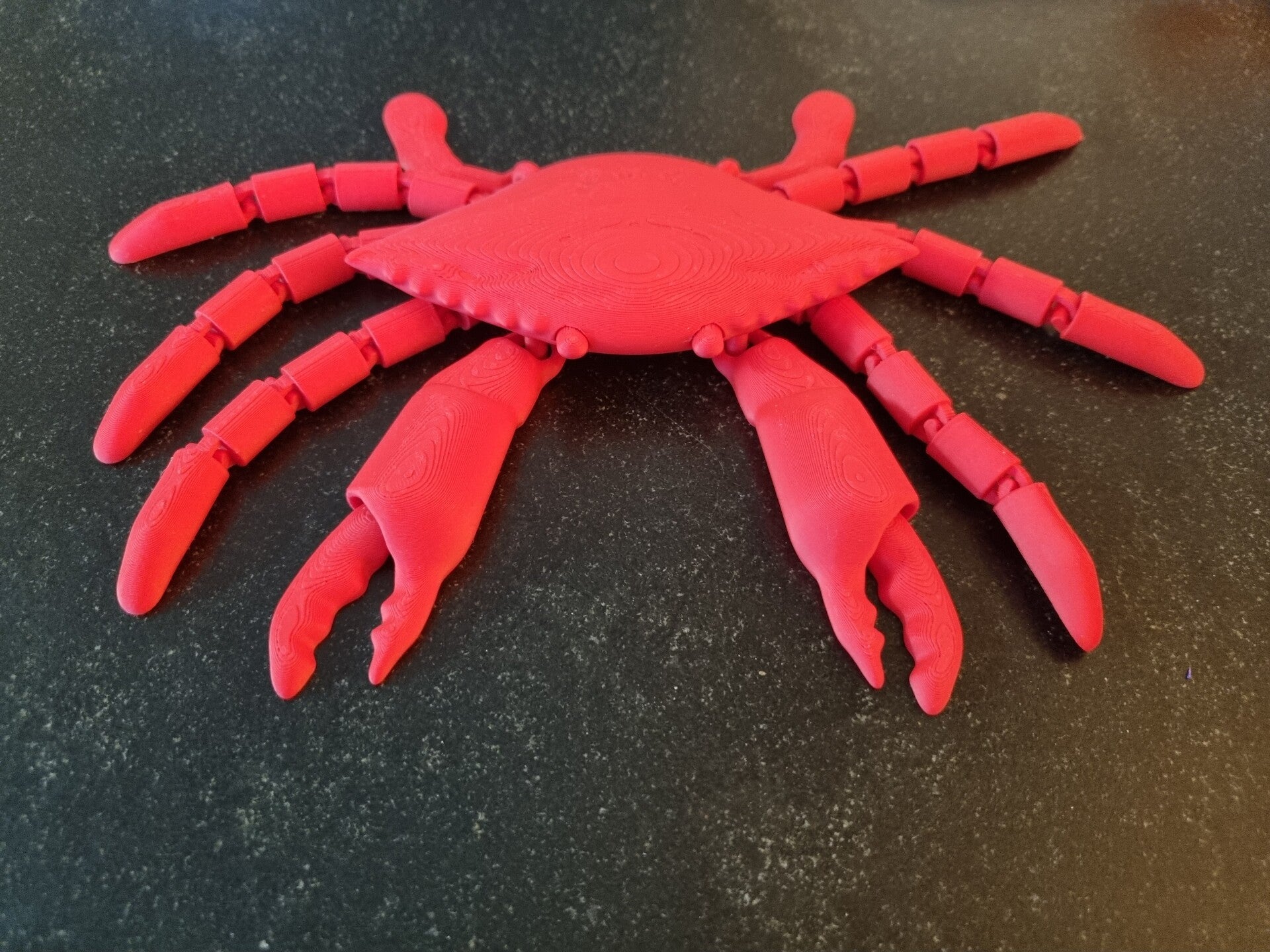 3d krab rood