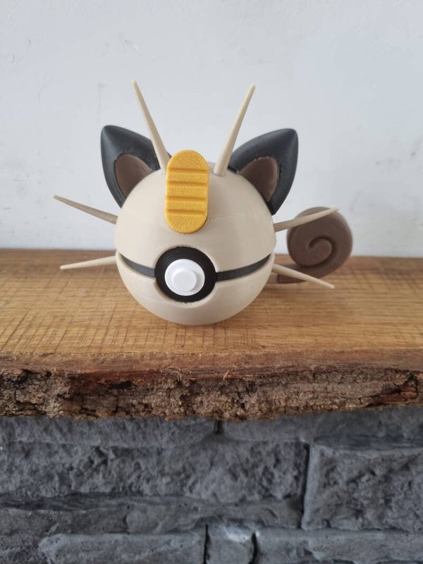 Meowth - pokeball