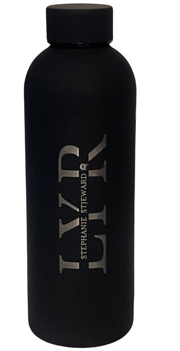 LYR Hot Cold Black Zilver Baddie Bottle
