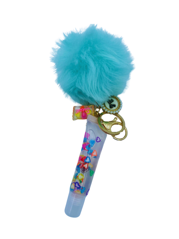 keychain  Color Hearts Lipgloss