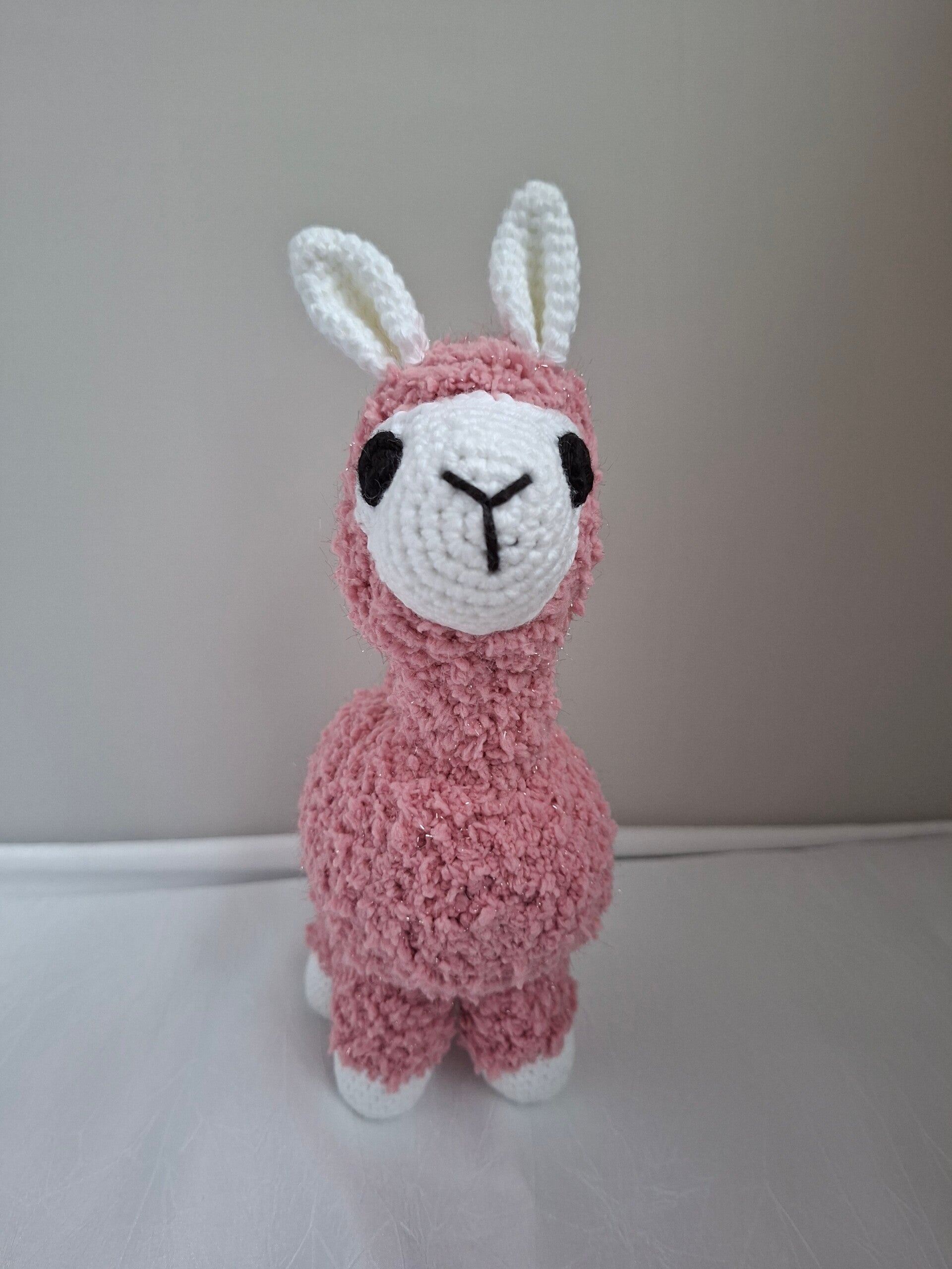 Alpaca roze-wit