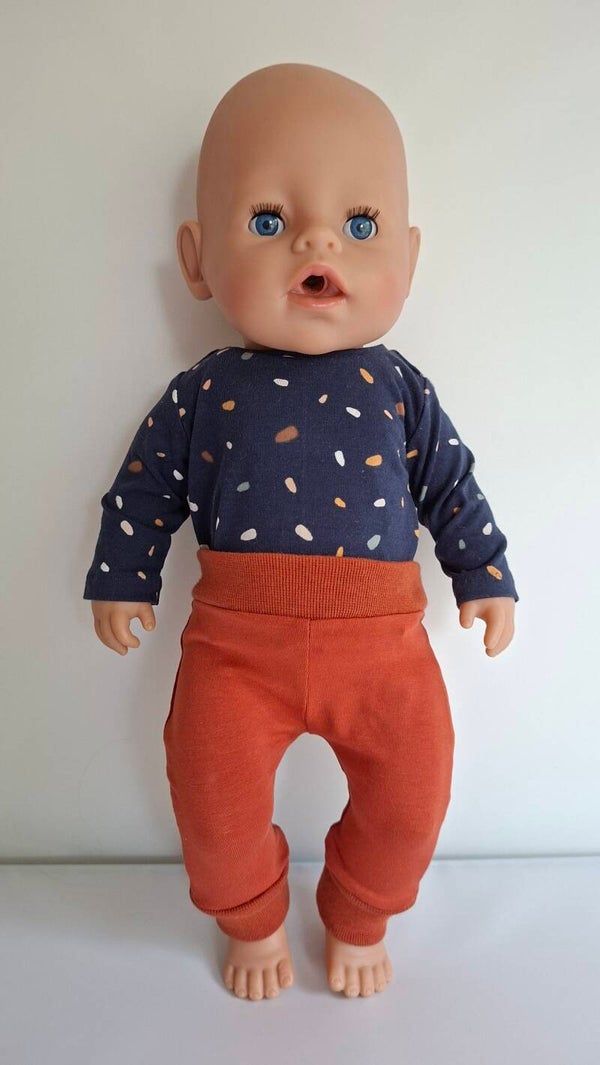 Broek Baby Born - terracotta 3