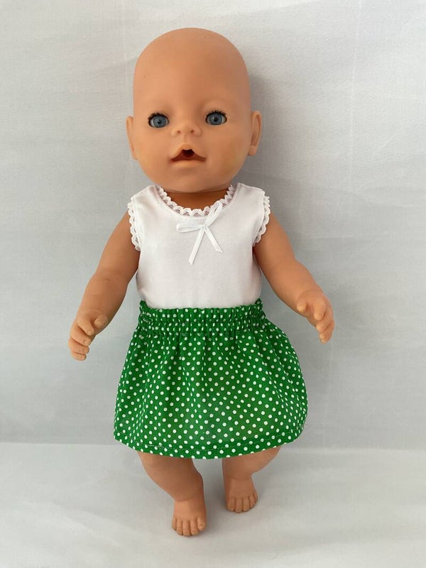 Rok - mini dots groen