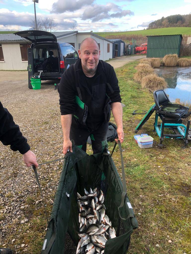 Den Bob haat 17 kg Fësch gefang
