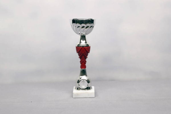 Beker Z 621/09 zilver rood