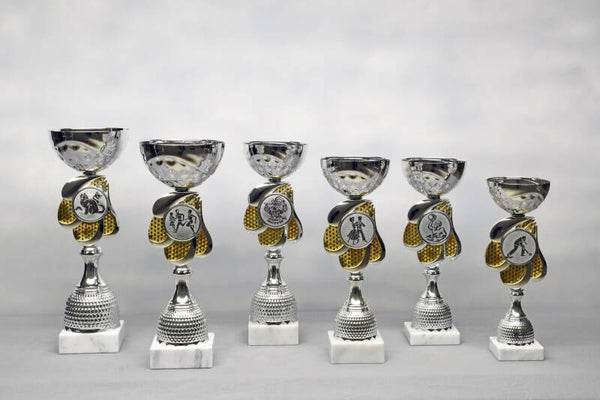 Beker Z 632/06 Afslag 50 mm zilver goud