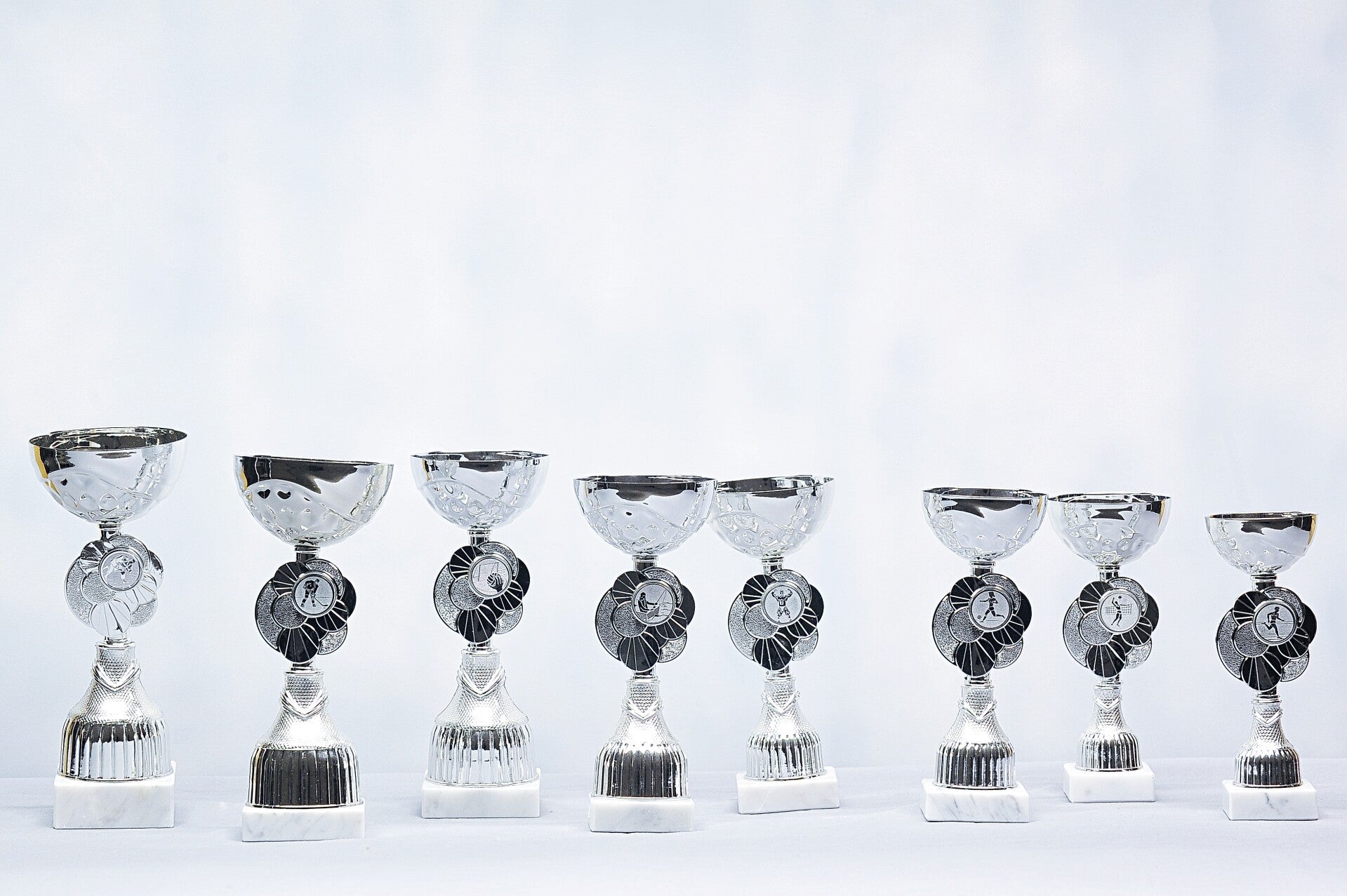 Beker zwart met zilver Z523/08