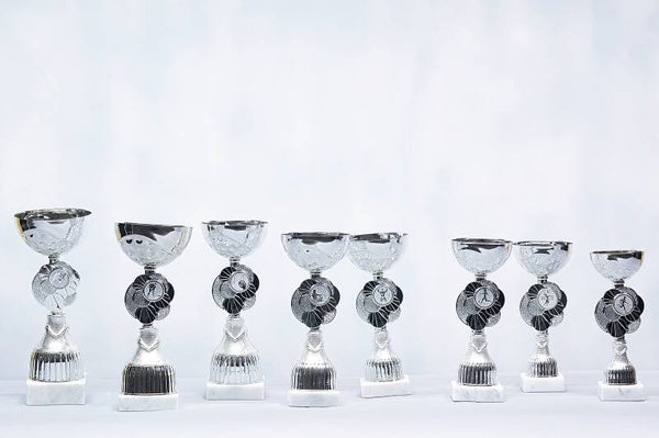 Beker zwart met zilver Z523/08