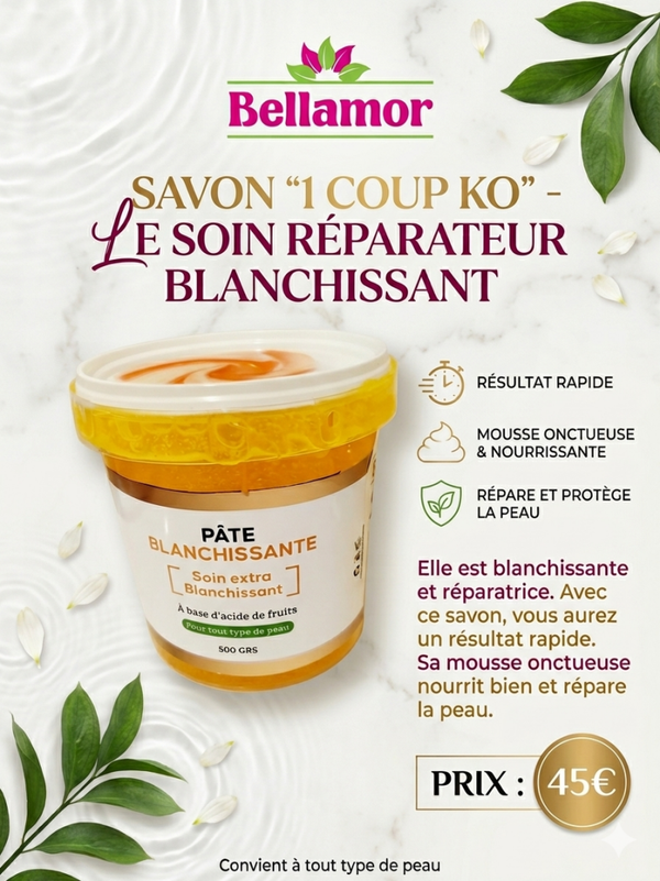 Savon un coup KO