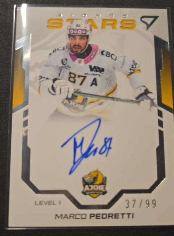 Marco Pedretti Signed Stars Level 1   37/99