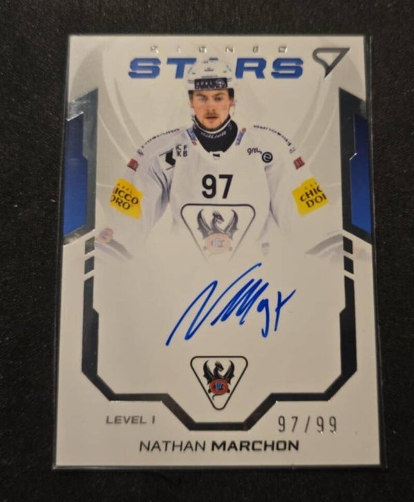 Nathan Marchon Signed Stars Level 1   97/99