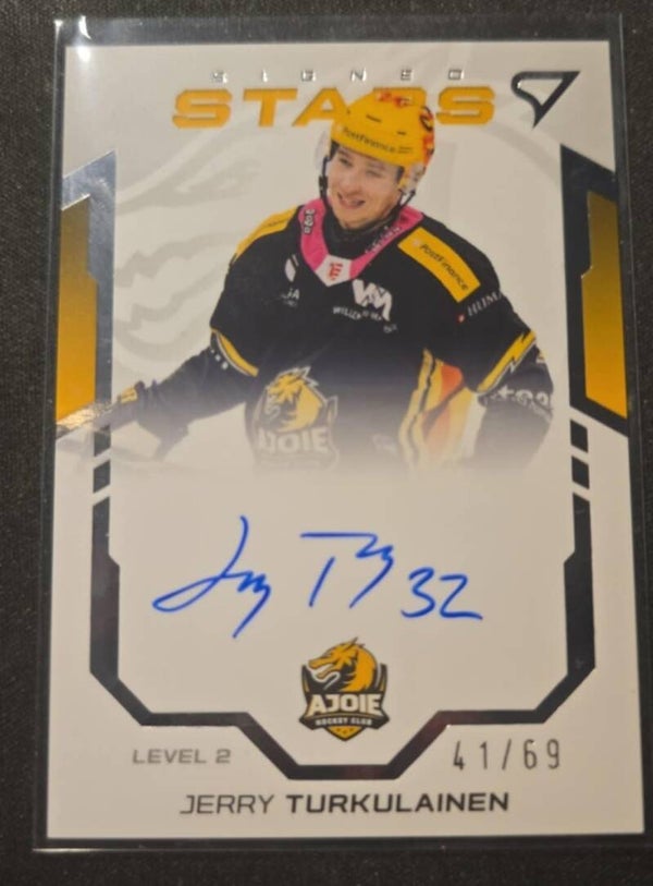 Jerry Turkulainen Signed Stars Level 2  41/69