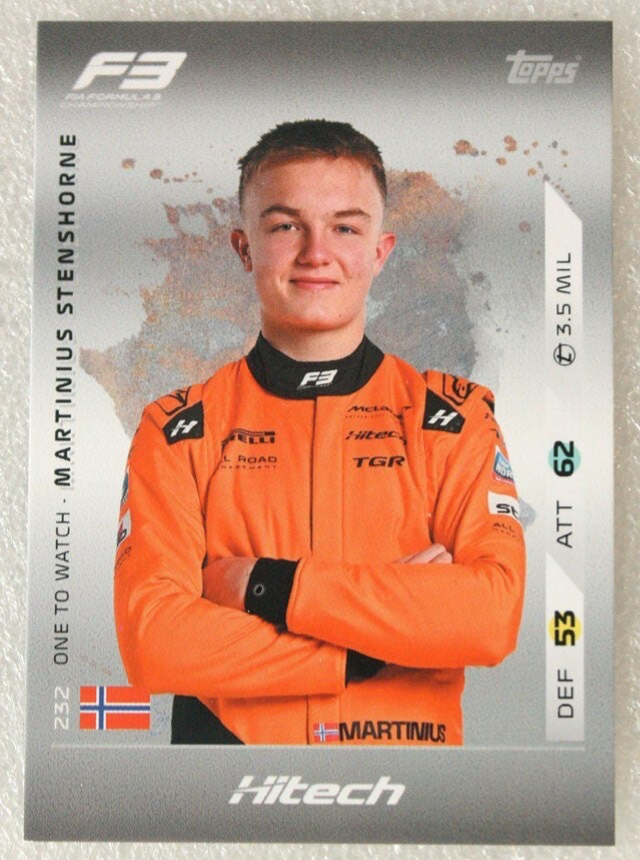 232 Martinius Stenshorne (F3 Ones To Watch)