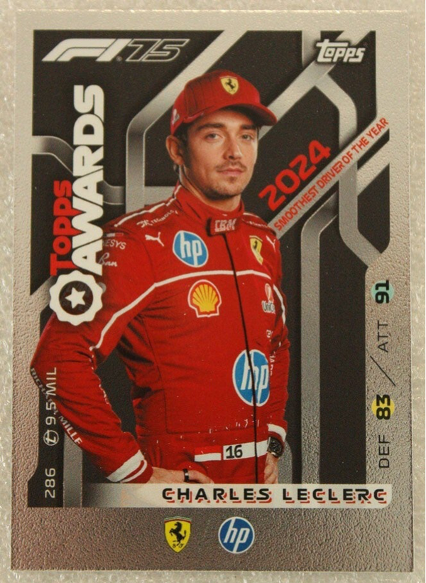 286 Charles Leclerc (Topps Awards)