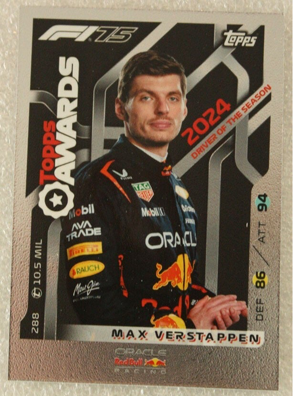 288 Max Verstappen (Topps Awards)