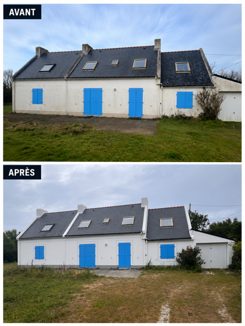 Ravalement de façade belle ile en mer 