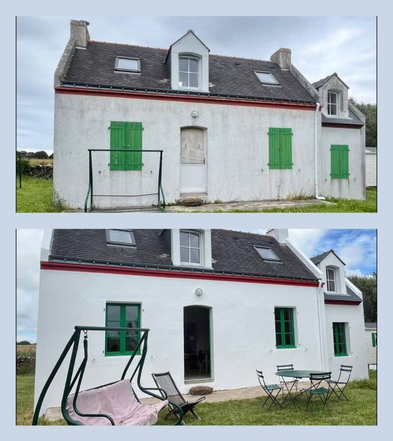 Ravalement de façade à belle ile en mer 