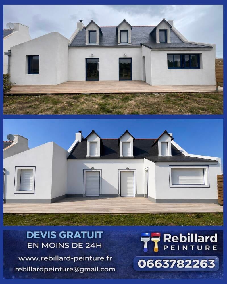 Ravalement de façade à belle ile en mer 