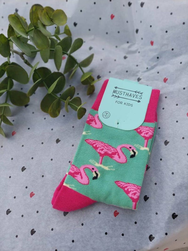 Kindersokken Flamingo